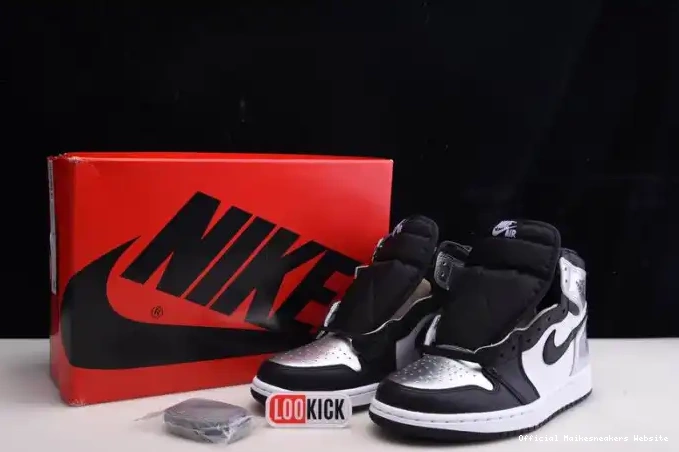 Official Maikesneakers 1 OG TOE JORDAN AIR SILVER WMNS HIGH CD0461-001 0407